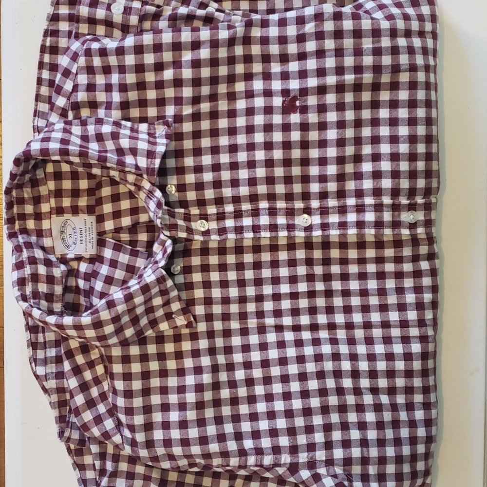 Brooks Bros flannel cotton shirt XL